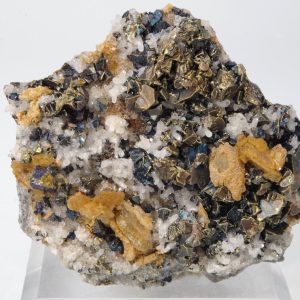 Chalcopyrite Quartz Pérou 6x6cm (chamup1)