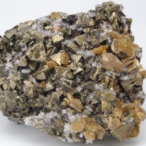 Chalcopyrite Quartz Pérou 8.5x7cm (chamup11)