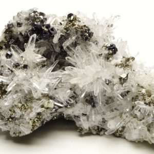 Quartz Pyrite Pérou 7x6.5cm (jpp8)