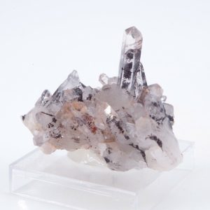 Quartz à Ame Hématite Inde 3.5x2.5cm (qfadi6)