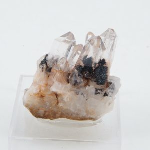 Quartz à Ame Hématite Inde 2x2cm (qfadi9)