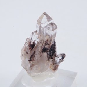 Quartz à Ame Hématite Inde 1.5x3cm (qfadi1)