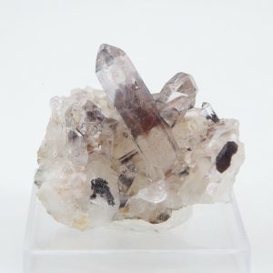 Quartz à Ame Hématite Inde 2x3cm (qfadi11)
