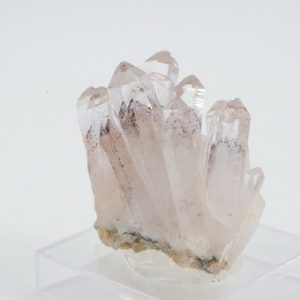 Quartz à Ame Hématite Inde 2.5x2.5cm (qfadi10)