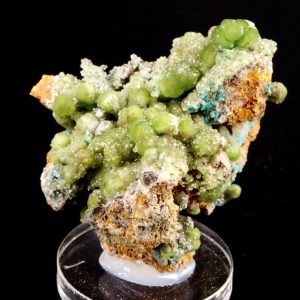 Smithsonite Rosasite Grèce 4x3.5cm (stop2)