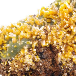 Wulfénite Mimétite Mexique 20x9cm (wmex11-3)