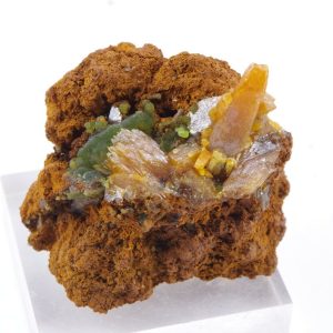 Wulfénite Mimétite Mexique 3x3cm (wmex3-20)