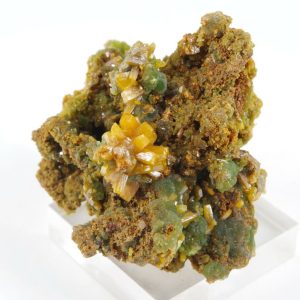 Wulfénite Mimétite Mexique 4x3.5cm (wmex3-9)