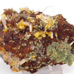 Wulfénite Mimétite Mexique 10x5.5cm (wmex8-1)