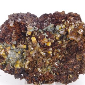 Wulfénite Mimétite Mexique 11x7.5cm (wmex8-6)