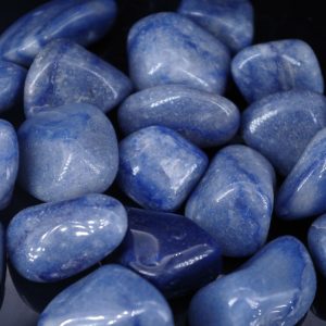 Quartz Bleu "Pierres roulées"