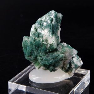 Heulandite incl. Céladonite Inde 2.5x2.5cm (heulc9)