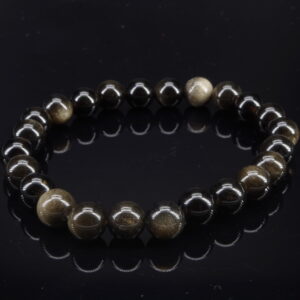 Obsidienne dorée "Bracelet 8mm"