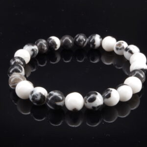 Jaspe zébré "Bracelet 8mm"