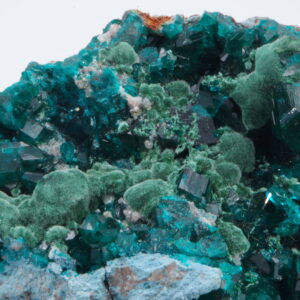 Dioptase Malachite de Namibie 7x7cm (diopt5)